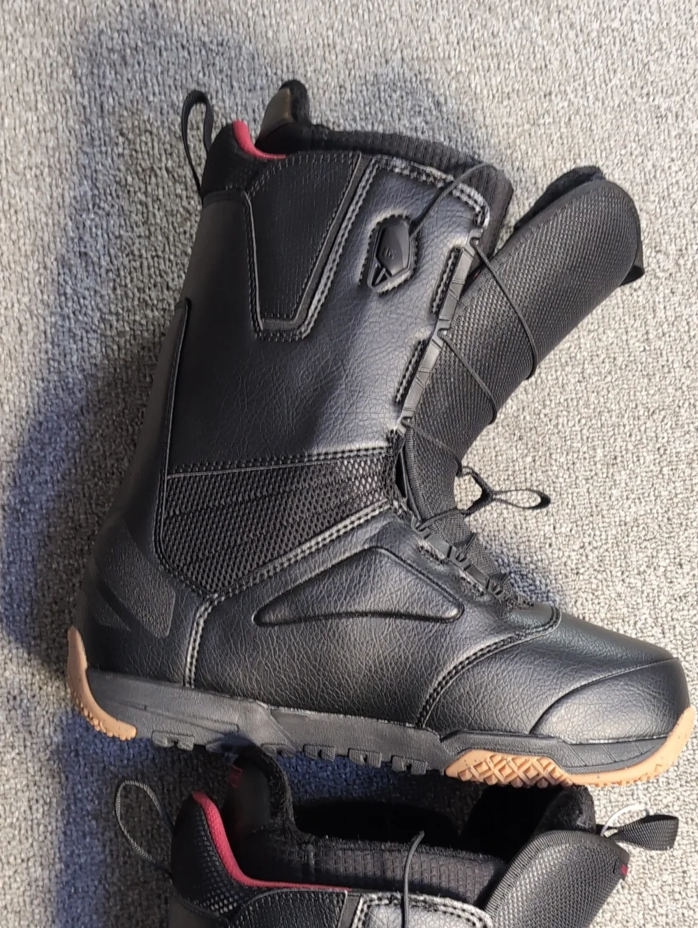 Burton Ruler Wide Speedzone Black Snowboard Boots Mens 12.0 Like New!